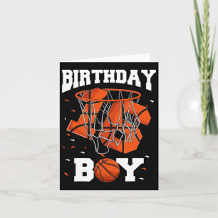 16th Birthday Bysketbyll Kids1 Card