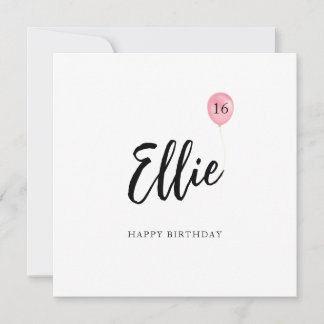 16th Birthday Card Daughter