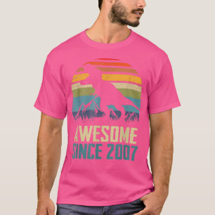 16th Birthday Dinosaur 16 Year Old Boys Awesome Si T-Shirt