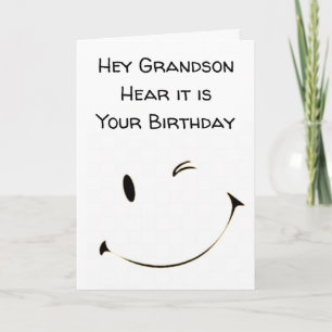 **16th*** BIRTHDAY FOR A ***SPECIAL GRANDSON*** Card