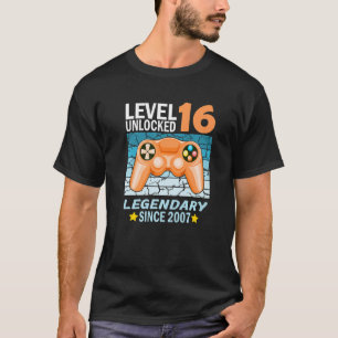 16th birthday gamer born in 2007 2 T-Shirt