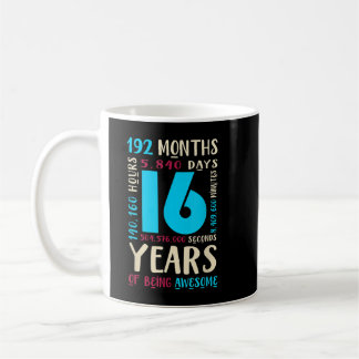 16th Birthday Kids Gift 16 Year Old Boys Girls Si Coffee Mug