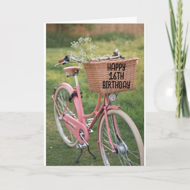 *16th BIRTHDAY* KNOW U CAN DRIVE A CAR!!!! Card (Front)