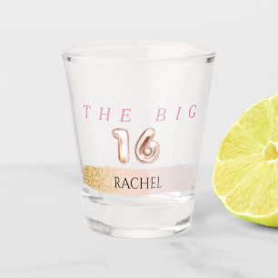 16th Birthday Personalised Shot Glass