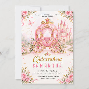 16th Birthday Quinceañera Invitation