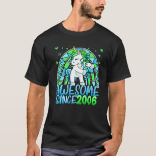 16Th Birthday Rainbow 16 Year Old Flossing Unicorn T-Shirt