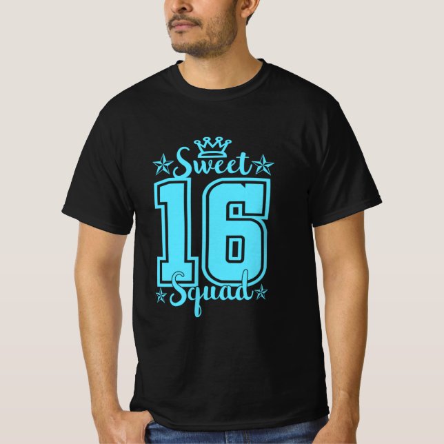 16th Birthday Sweet 16 Squad Pullover Hoodie88 (Front)