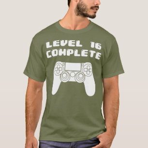 16th Birthday  Sweet 16 Years Old Gaming  Bday T-Shirt