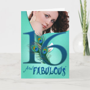 16th Birthday template Cards