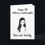 ***16th BIRTHDAY*** TO OUR "LOVELY GRANDDAUGHTER" Card<br><div class="desc">YOUR **LOVELY GRANDDAUGHTER** WILL BE SO HAPPY TO RECEIVE THIS CARD FROM "YOU" on THAT ALL IMPORTANT *****16th**** BIRTHDAY AND WILL CHERISH IT FOR-EVER I AM SURE!  REMEMBER THOUGH,  YOU CAN "CHANGE THE AGE" IN A MATTER OF SECONDS IF NEEDED :)</div>