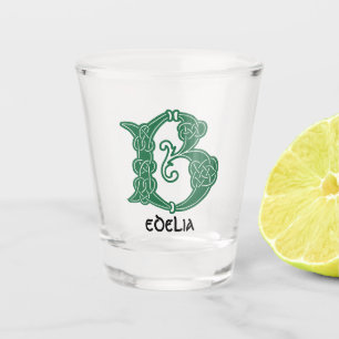 16th Century Celtic Knot Decorative Capital B Shot Glass