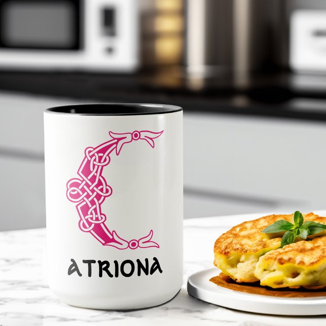 16th Century Celtic Knot Decorative Capital C Mug (Creator Uploaded)