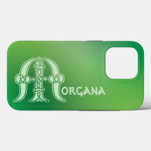 16th Century Celtic Knot Decorative Capital M iPhone 13 Pro Case