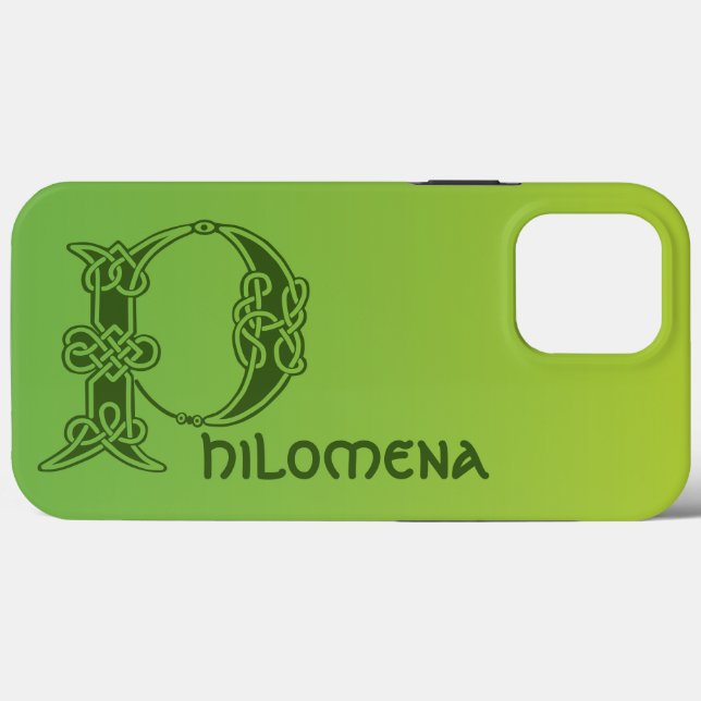 16th Century Celtic Knot Decorative Capital P Case-Mate iPhone Case (Back (Horizontal))