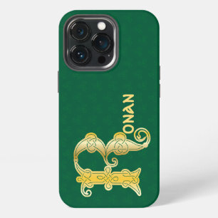 16th Century Celtic Knot Decorative Capital R iPhone 13 Pro Case