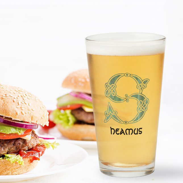 16th Century Celtic Knot Decorative Capital S Glass (Creator Uploaded)