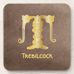 16th Century Celtic Knot Decorative Capital T Coaster