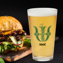 16th Century Celtic Knot Decorative Capital W