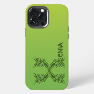 16th Century Celtic Knot Decorative Capital X iPhone 13 Pro Max Case