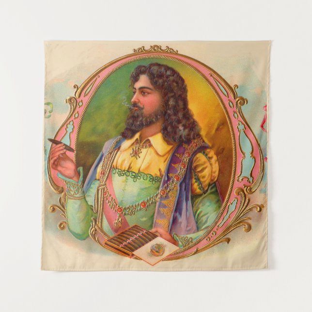 16th century cigar smoker tapestry (Front)