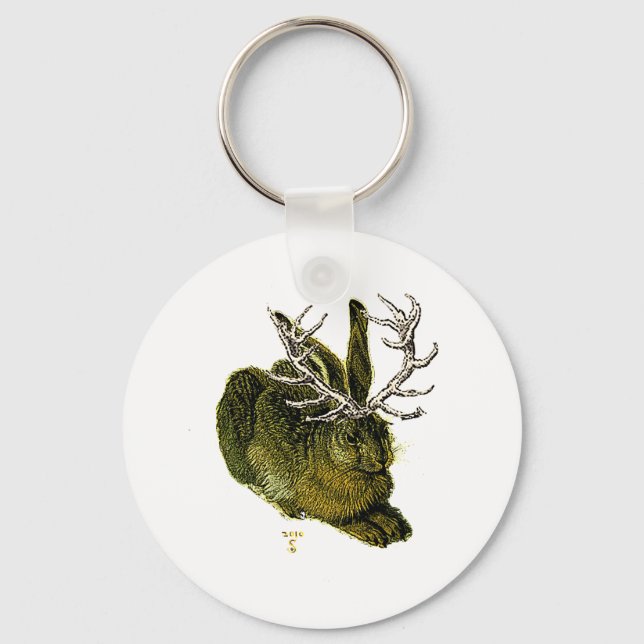 16th century Jackalope Key Ring (Front)