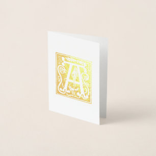 16th Century Mythic Creatures Decorative Capital A Foil Card