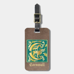 16th Century Mythic Creatures Decorative Capital C Luggage Tag