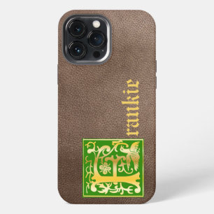 16th Century Mythic Creatures Decorative Capital F iPhone 13 Pro Max Case