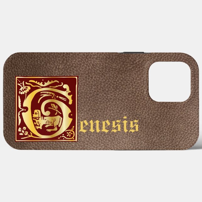 16th Century Mythic Creatures Decorative Capital G Case-Mate iPhone Case (Back (Horizontal))