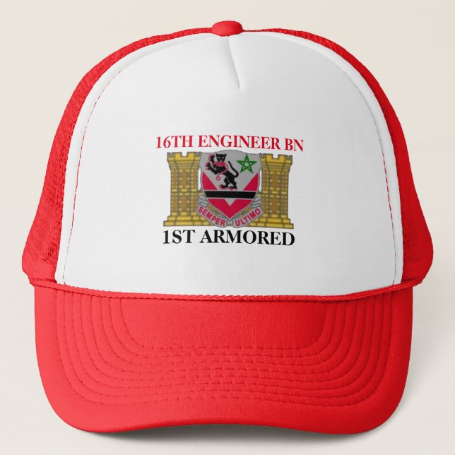 16TH ENGINEER BATTALION 1ST ARMORED HAT (Front)