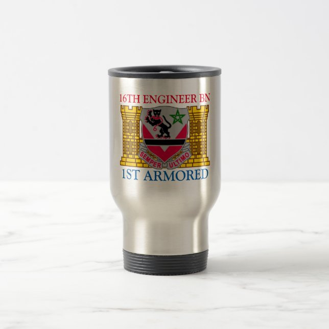 16TH ENGINEER BATTALION 1ST ARMORED MUG (Center)