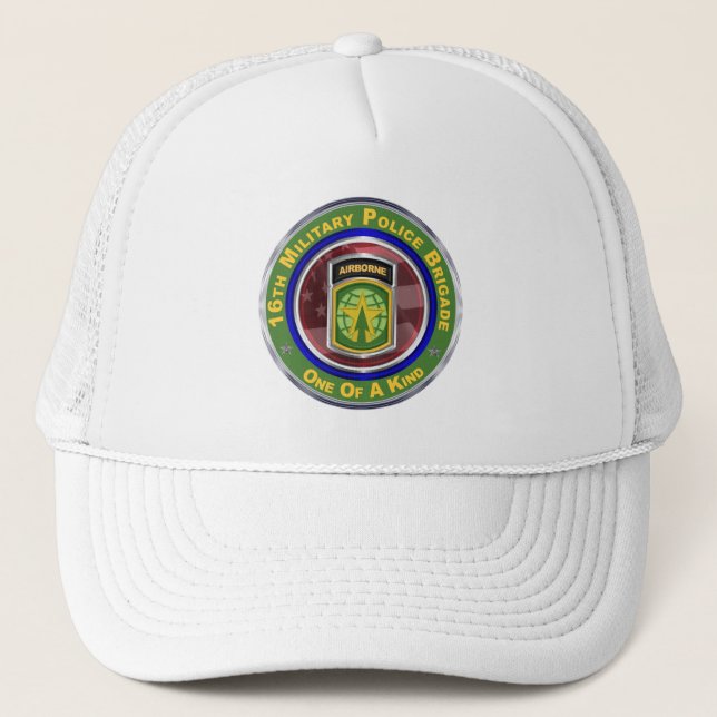 16th Military Police Brigade (AIRBORNE) Trucker Hat (Front)