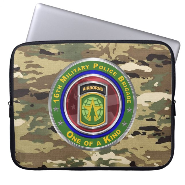 16th Military Police Brigade Laptop Sleeve (Front)