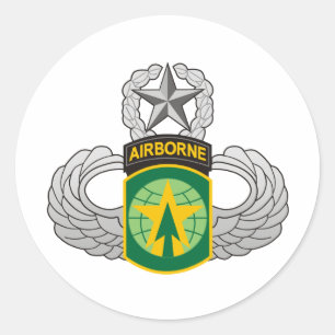 16th MP Brigade - Jump Wings Classic Round Sticker
