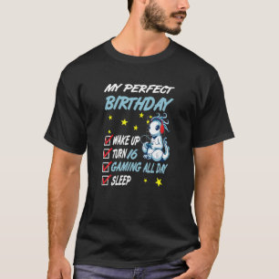 16Th Perfect Birthday, Axolotl 16 Years Old, Gamin T-Shirt