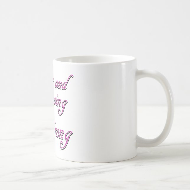16th wedding anniversary coffee mug (Right)