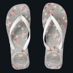 16th Wedding Anniversary Peridot,Wax, & Statice Jandals<br><div class="desc">So,  she needs flip flops AND it's their 16th wedding anniversary? Then perhaps my wax candle,  peridot and statice flower graphics might be just the thing you're looking for!</div>