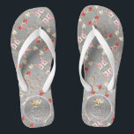 16th Wedding Anniversary Peridot,Wax, & Statice Jandals<br><div class="desc">So,  she needs flip flops AND it's their 16th wedding anniversary? Then perhaps my wax candle,  peridot and statice flower graphics might be just the thing you're looking for!</div>