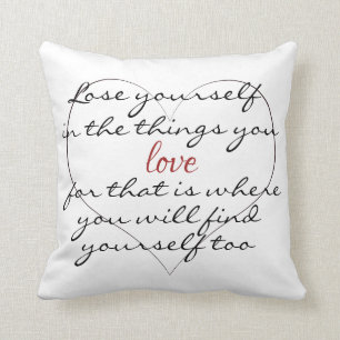 16x16 Throw Pillow inspirational saying
