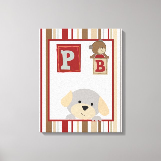 16x20 Canvas Art Nursery Print Cocalos (Front)