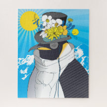 16x20 Proper Penguin Puzzle for Colorblind People