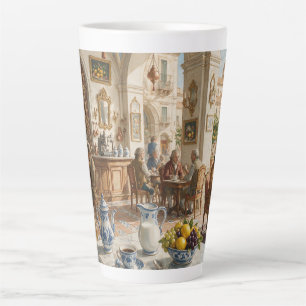1700’s Sicilian Style Ceramic Palermo Coffee House Latte Mug