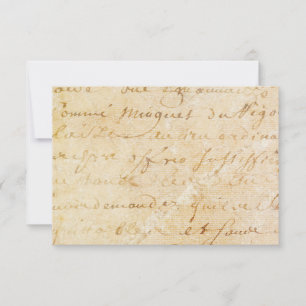 1700s Vintage French Antique Script Background