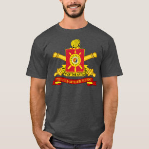 171st Field Artillery Regiment DUI w Br Ribbon X 3 T-Shirt