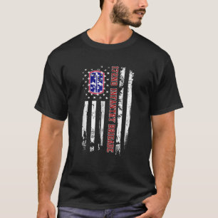 172nd Infantry Brigade Veteran USA Flag Veterans D T-Shirt