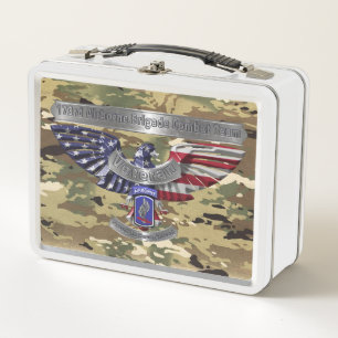 173rd Abn Brigade “Proud To Have Served” Metal Lunch Box