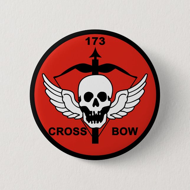 173rd AHC Crossbow 6 Cm Round Badge (Front)