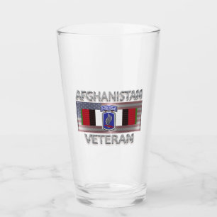 173rd Airborne Brigade Afghanistan Veteran Glass