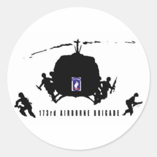 173rd AIRBORNE BRIGADE Classic Round Sticker
