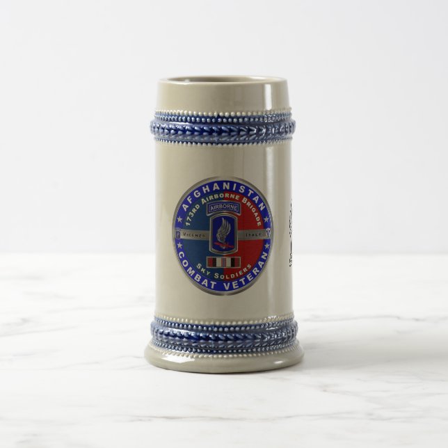 173rd Airborne Brigade Combat Team Beer Stein (Center)